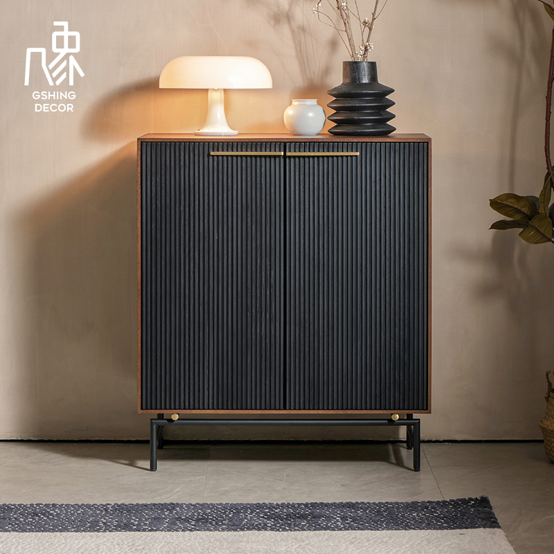 几象复古全实木餐边柜沙发边柜