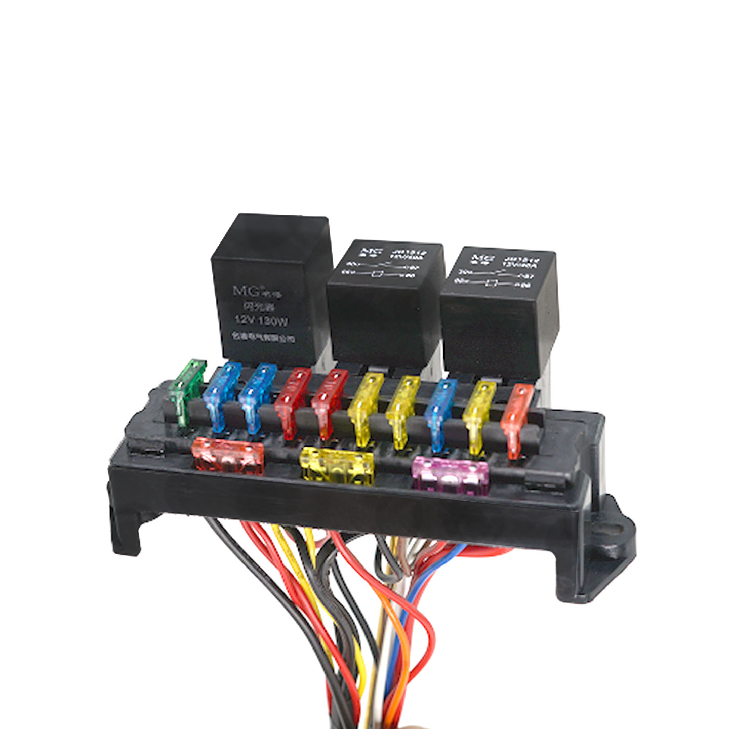 农用车拖拉机直流12V24V保险丝盒