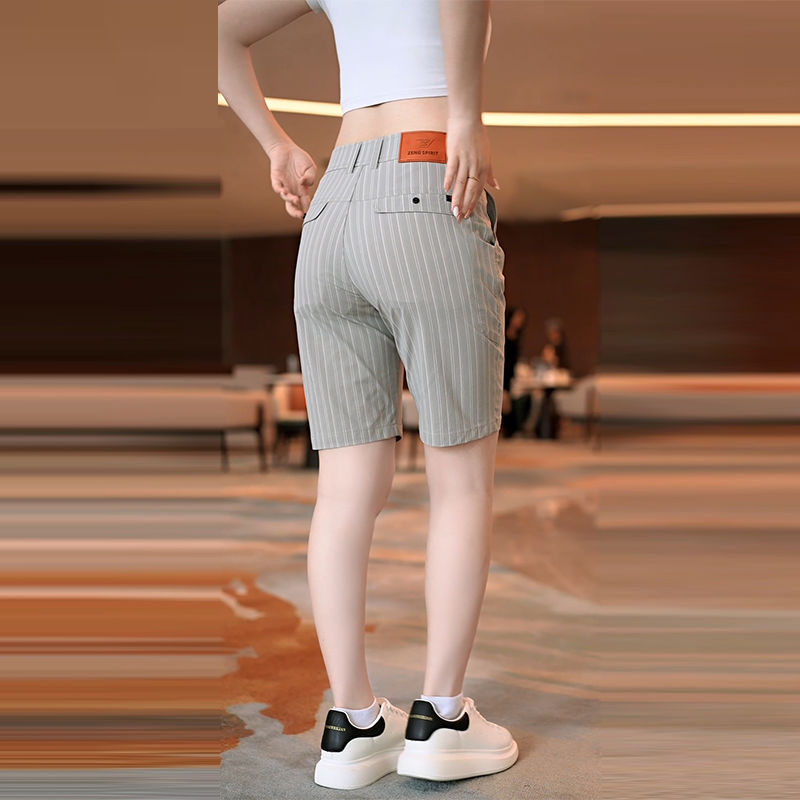 高端冰丝休闲短裤男夏季薄