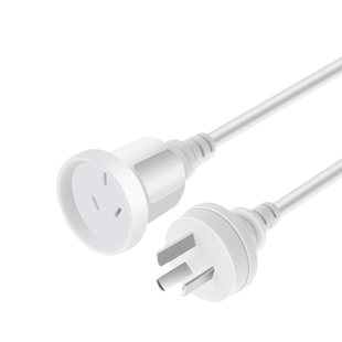 10A三芯插头电源插座延长线拖线板电饭锅冰箱洗衣机接排安公对母