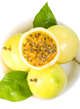 新鲜黄金百香果黄色黄皮特级大果当季酸甜多汁应季热带水果西番莲