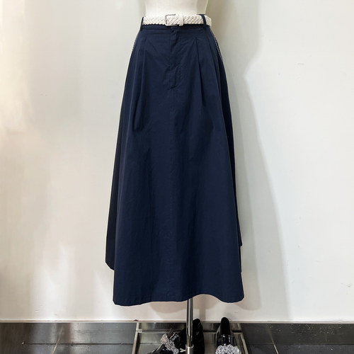 汤米诺高腰小众设计感半身裙