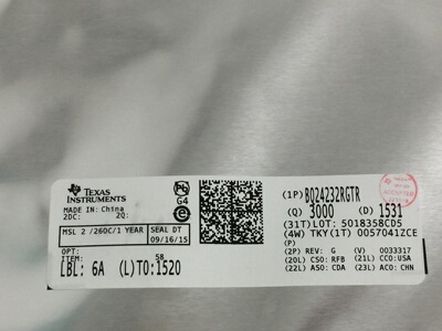 全新原装 贴片 BQ24232RGTR 丝印NXK QFN16 电池电源管理芯片