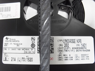 LMH0040SQE/NOPB LVDS串行器3000Mbps 48引脚 WQFN EP