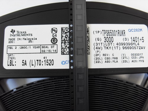 TPS65001RUKR QFN20 丝印 CFQ 电源管理IC 全新原装