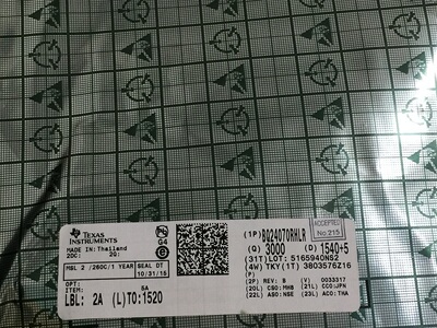 原装正品 贴片 BQ24070RHLR 丝印BRQ VQFN-20 电池电源管理芯片