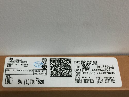 全新原装 ADS1234IPWR 丝印ADS1234 1262 1282 1263 TSSOP-28