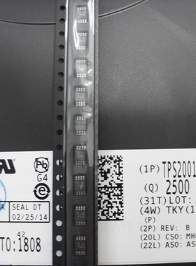 全新原装TPS2001CDGK TPS2001CDGKR MSOP-8 丝印PXGI电源配电开关