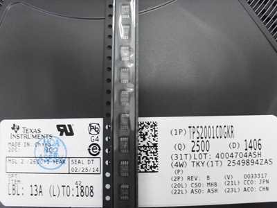 全新原装TPS2001CDGK TPS2001CDGKR MSOP-8 丝印PXGI电源配电开关
