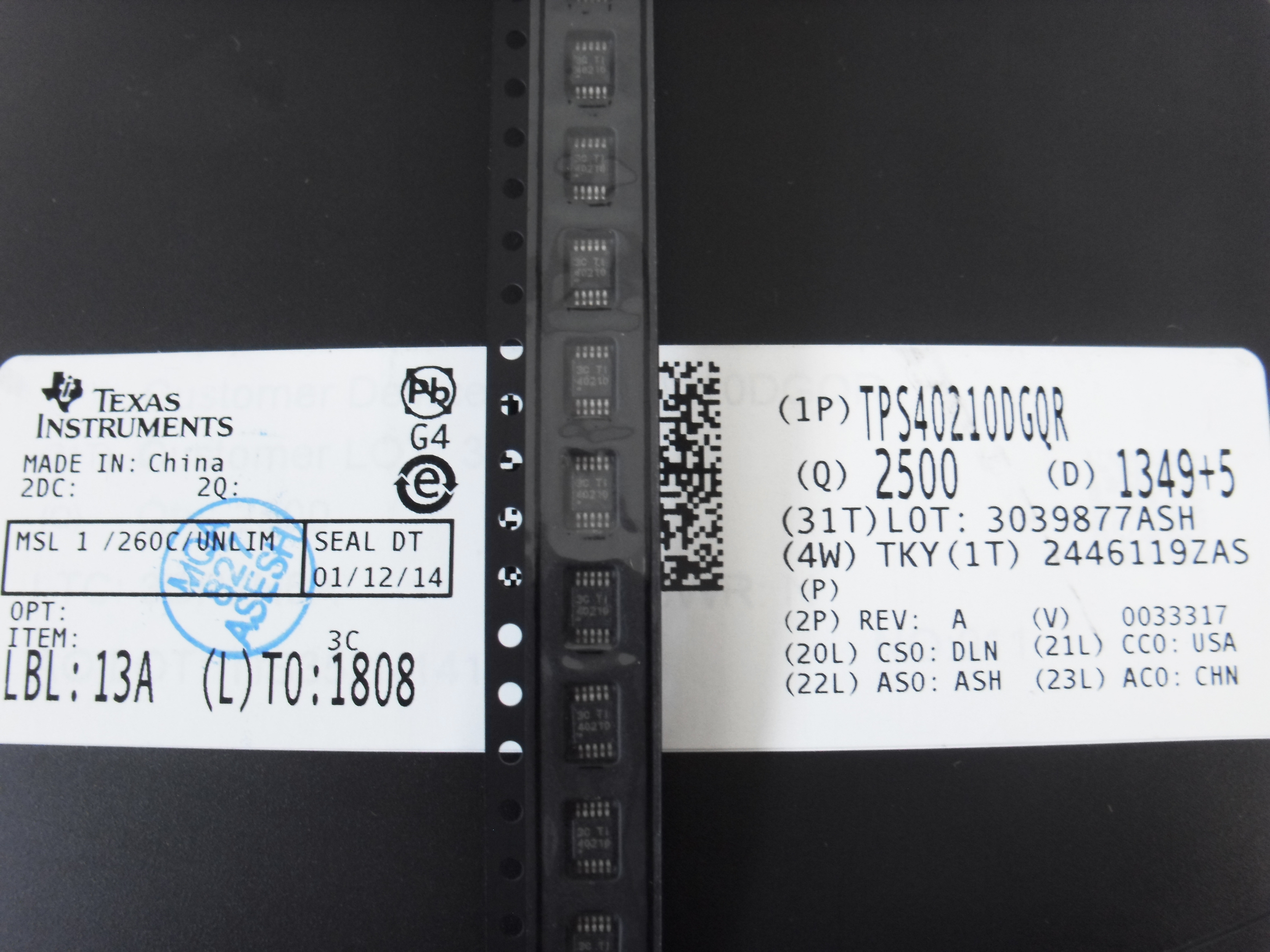 TPS40210DGQR TPS40210DGQ 切换器芯片 封装 MSOP10 全新原装