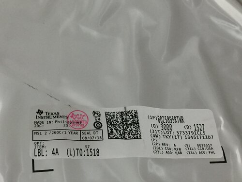 原装正品 贴片 BQ25895RTWR WQFN-24 单节5A快速充电器芯片