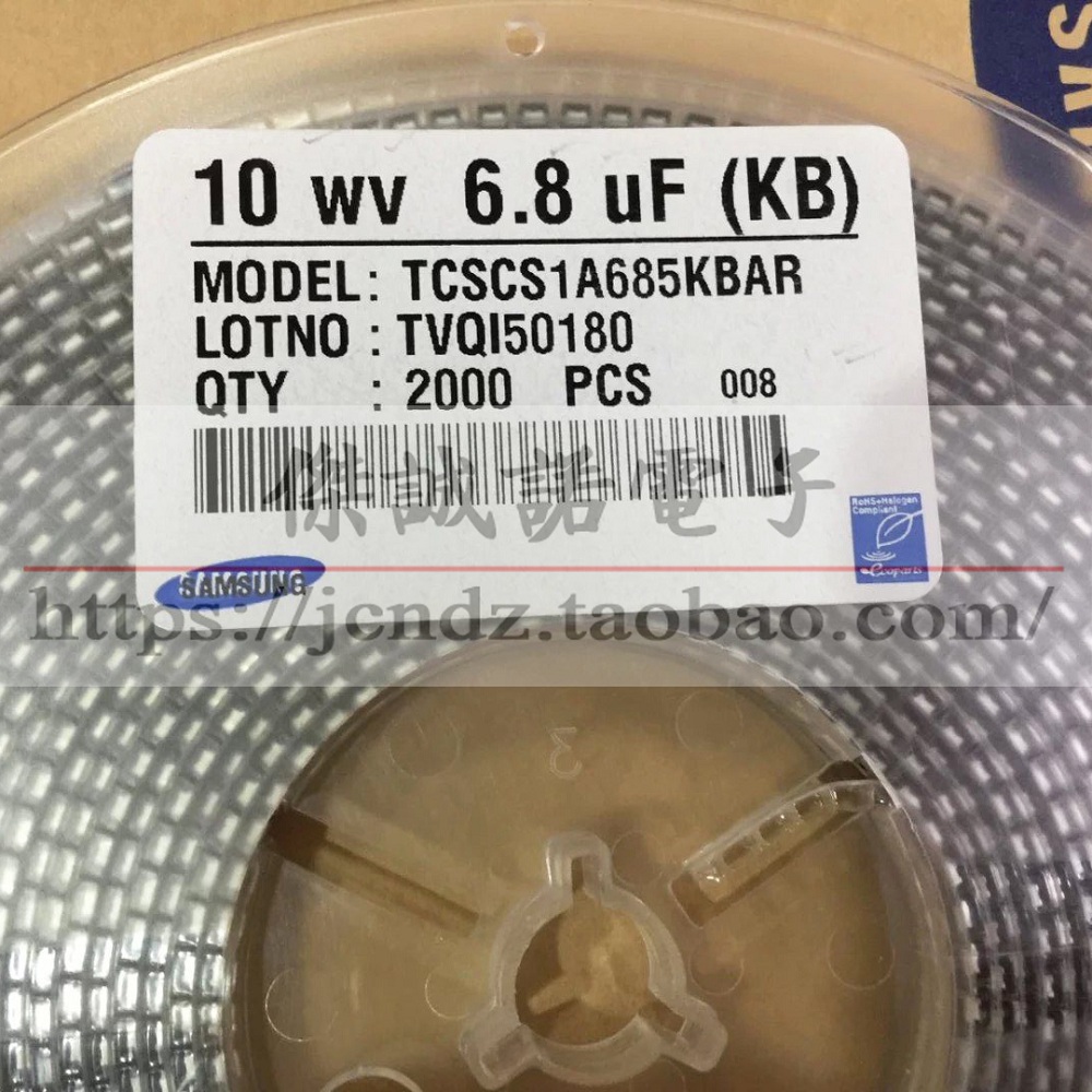 TCSCS1A685KBAR B 10V 6.8uf 贴片钽电容
