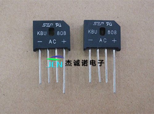 整流桥 8A 800V 扁桥 KBU808 可代 RS808 足电流耐压 全新现货
