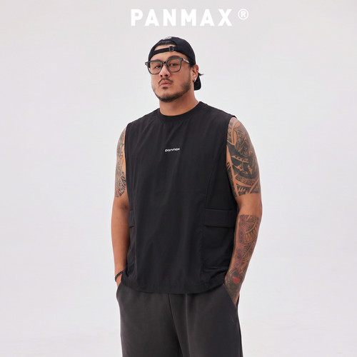 机能风透气运动背心坎肩大码男装