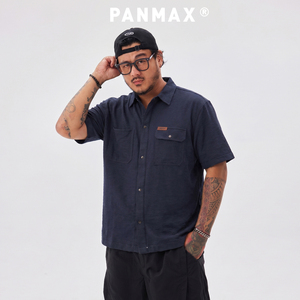 小众设计感短袖衬衫PANMAX大码