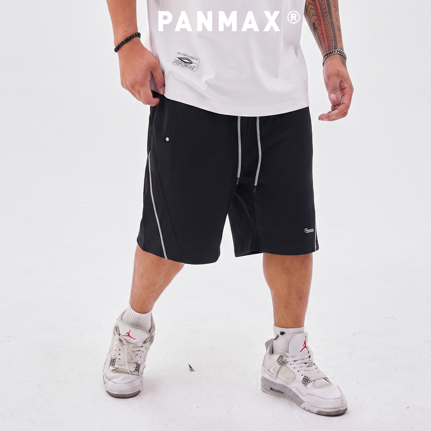 PANMAX大码男装夏季宽松运动短裤男潮牌五分裤速干透气休闲裤新款