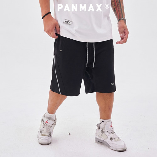 PANMAX大码男装夏季宽松运动短裤男潮牌五分裤速干透气休闲裤新款