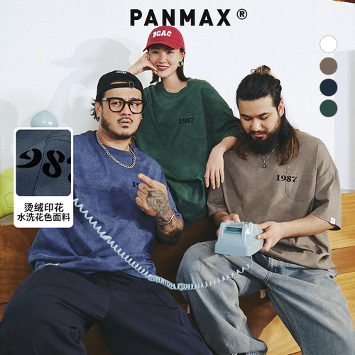 夏季短袖T恤PANMAX大码男士