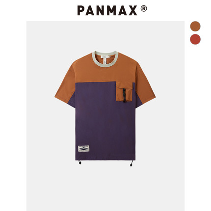 PANMAX大码男装短袖休闲宽松美式T袖潮牌百搭加大码上衣DD-TS0802