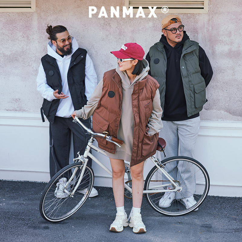 大码工装立领保暖马甲