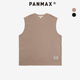 潮牌加大运动无袖 背心夏款 透气短袖 PANMAX大码 背心时尚 坎肩t恤