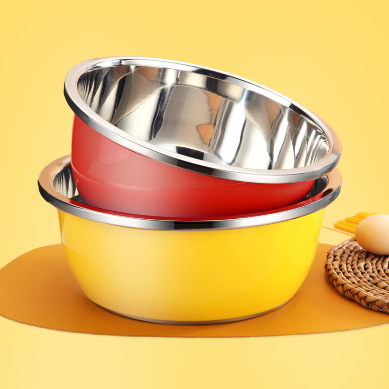 不銹鋼盆加厚加深和面打蛋洗菜盆