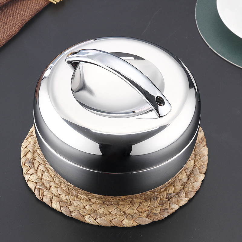 合兴利简约儿童不锈钢圆型饭盒