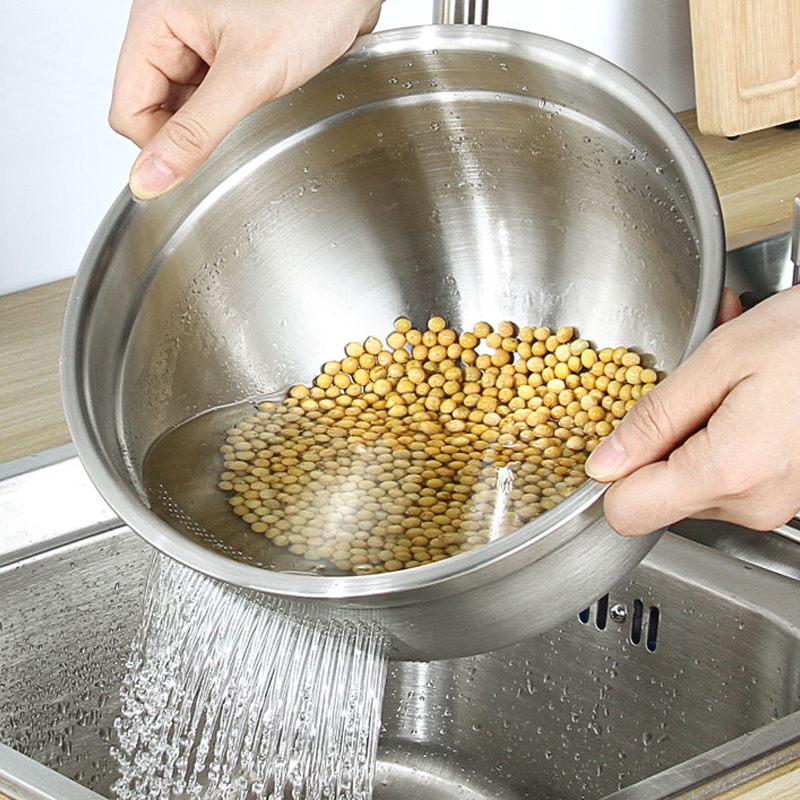大圆形厨房洗菜沥水不锈钢漏盆