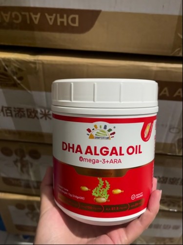 新西兰原装进口叁佰添宝宝藻油DHA儿童DHA学生DHA ara ala 120粒