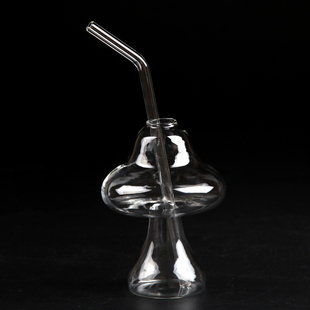 透明玻璃鸡尾酒杯子创意蘑菇个性 香槟杯酒杯