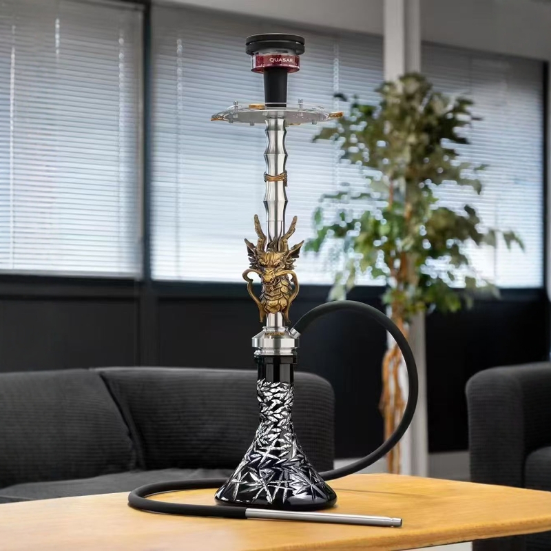 阿拉伯水烟 不锈钢单管龙头水烟壶Makloud Shisha