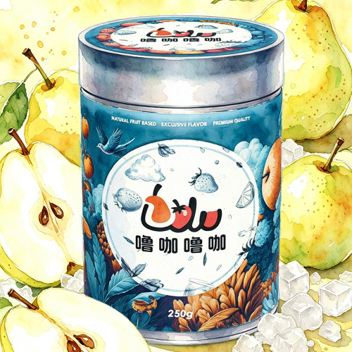 国产阿拉伯水烟料 大烟雾噜咖无尼古丁果肉料 LULU HOOKAH SHISHA