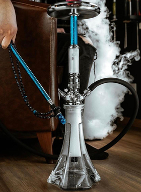 Makloud Skytech Hookah 大号不锈钢碳纤维大烟雾礼盒水烟壶