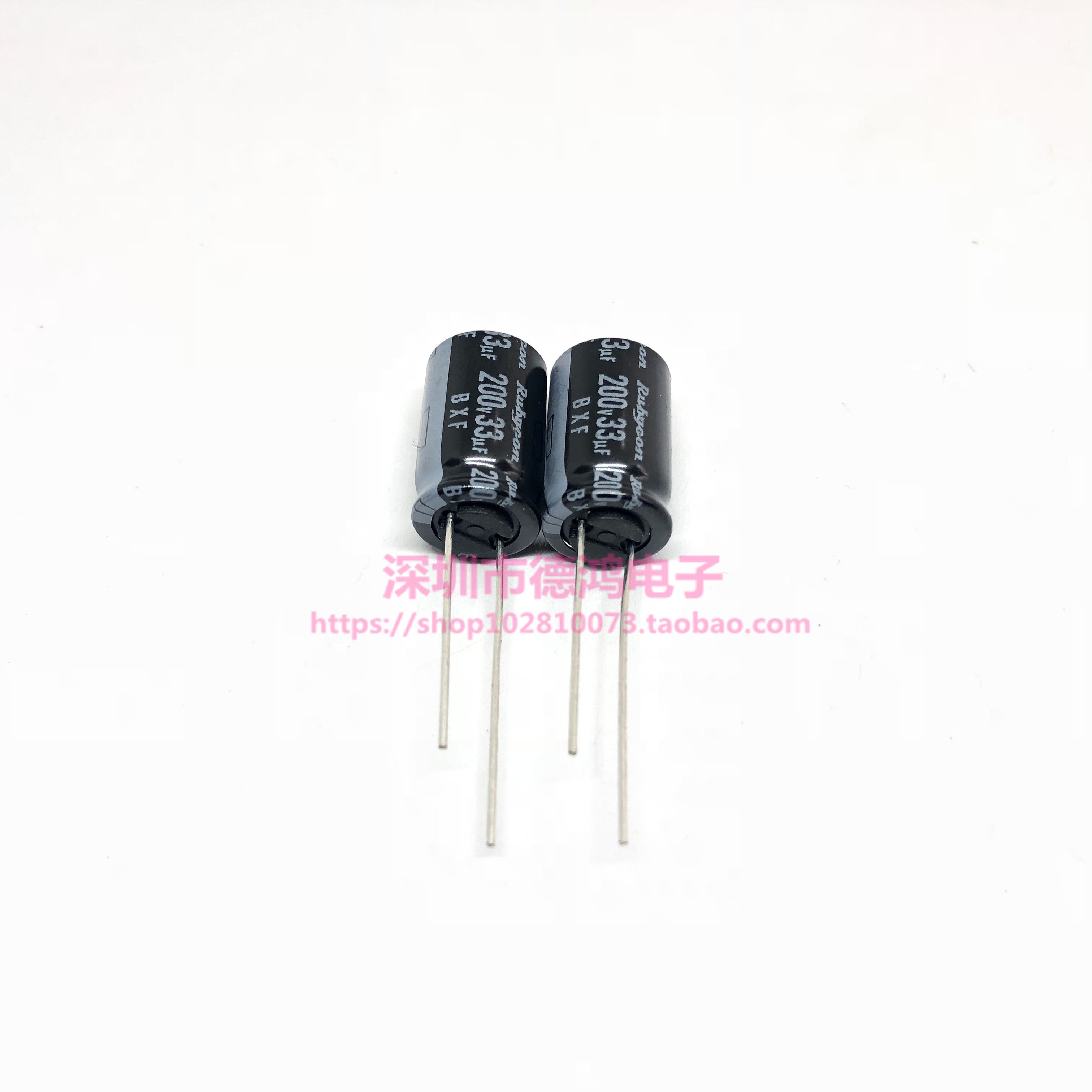 进口原装 200V33UF 10X16 红宝石BXF系列 200BXF33M 高频长寿命