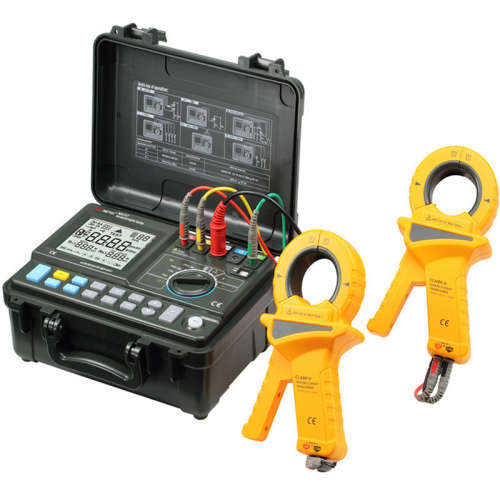 华谊PEAKMETER MS2307智能接地电阻测试仪电压电流二极三极双钳法