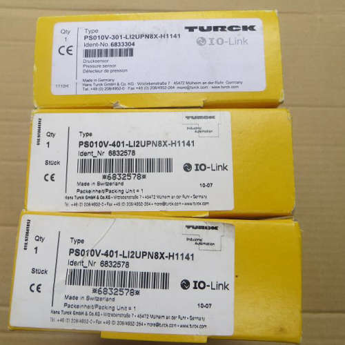 TURCK图尔克压力传感器PS010V-401-LI2UPN8X-H1141现货实拍