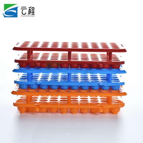 试管架离心管架50孔多功能5/10/15mlEP管架18mm硅胶垫