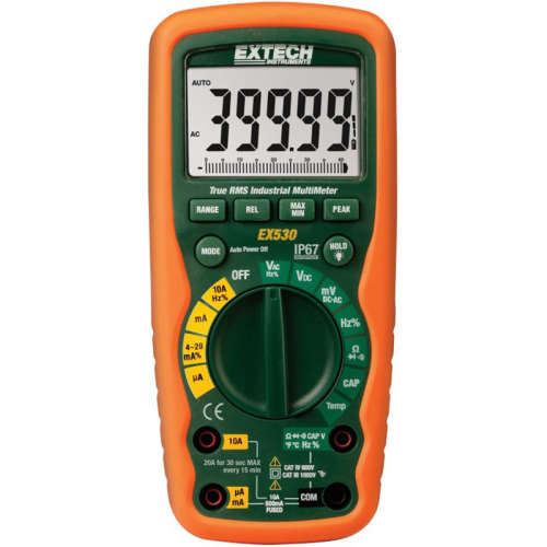 Extech EX530高精度重载真有效值工业万用表