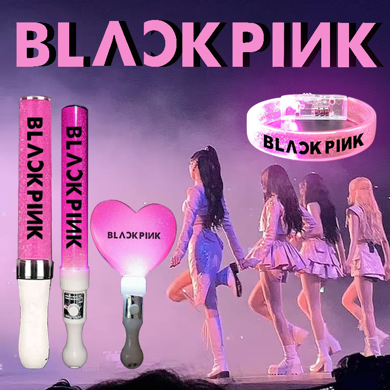 BLACKPINK应援棒荧光棒手灯发光棒手环发光道具演唱会粉色荧光棒