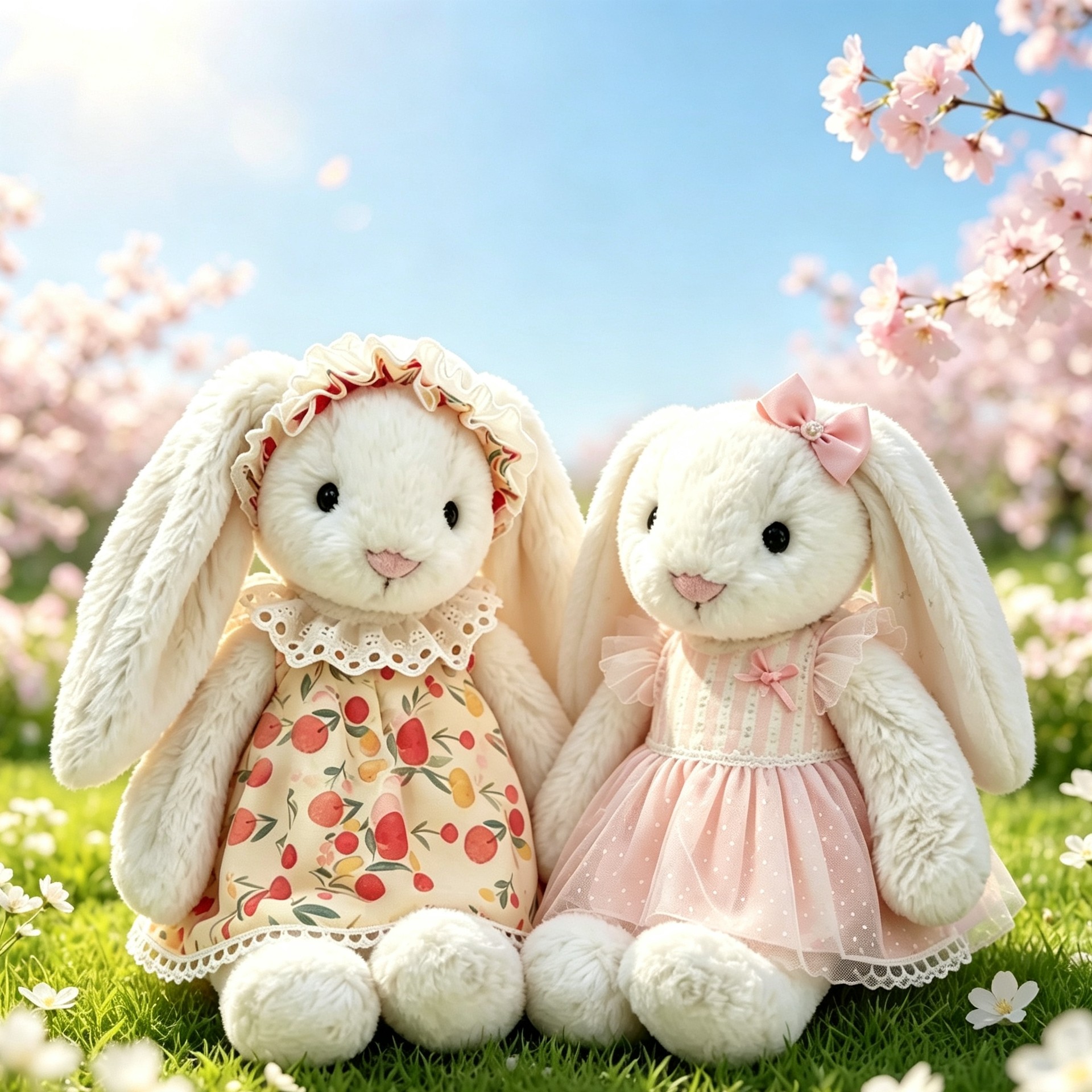 jellycat中号害羞兔邦尼兔玩偶衣服30cm伽百利兔子娃衣连衣裙着替图片