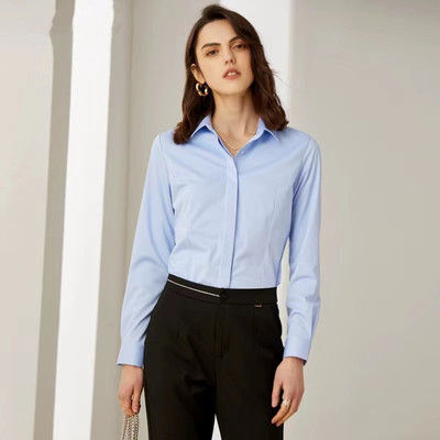 修身通勤单排多扣长袖棉