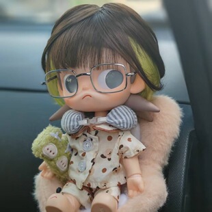 Zsiga向往之处动人娃衣嘎子姐卡通玩偶换装套装睡衣套挑染假发套