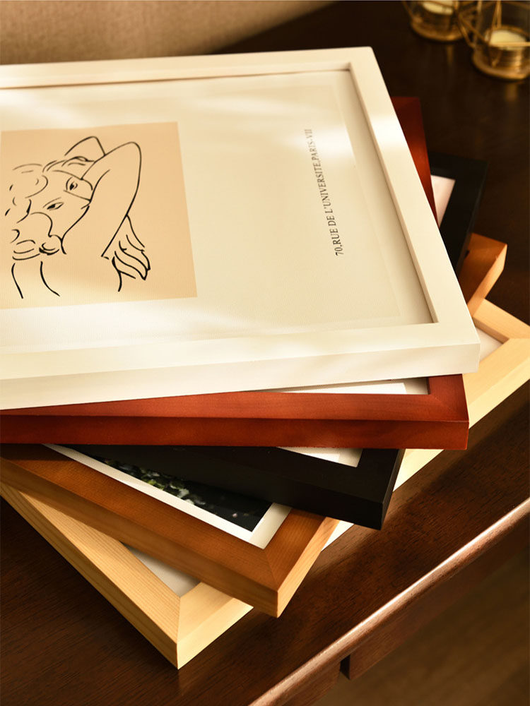 相框画框挂墙实木摆台简约广告