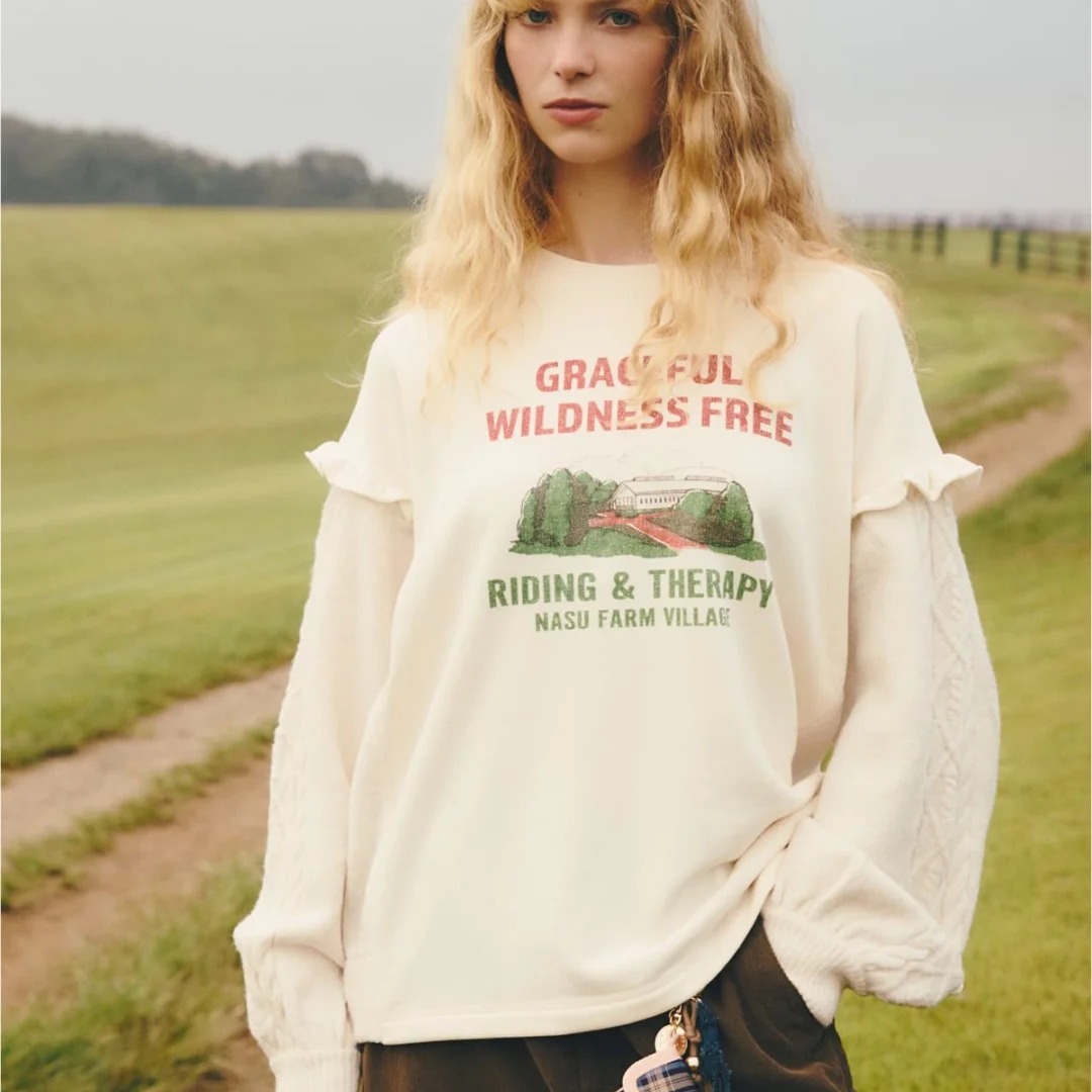 日系niko家2025秋冬新款毛针织衫