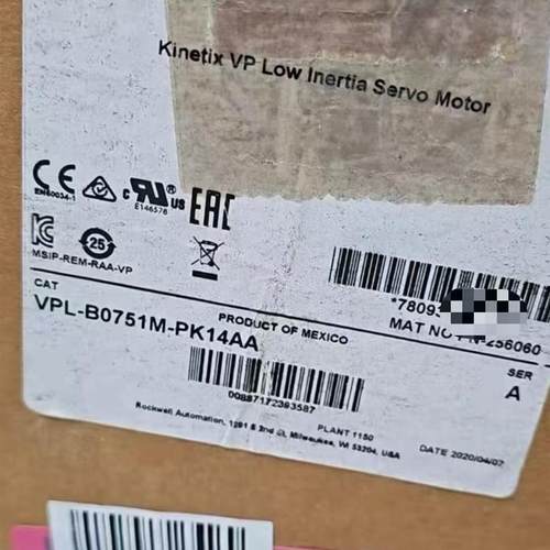 议价美国AB罗克韦尔伺服电机VPL-B1652F-PK12AA