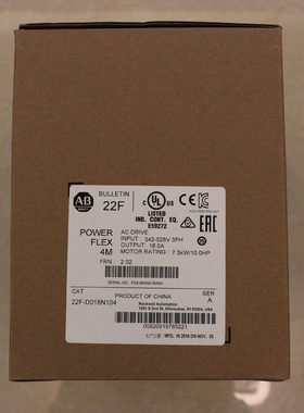 议价22F-D018N104罗克韦尔AB变频器 22FD018N104 全新原装
