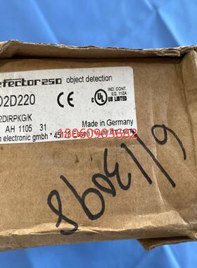 议价德国ifm物体识别传感器O2D220 02DIRPKG/K接近开关光电开关