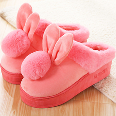 Pantoufles enfants en suède pour hiver - semelle plastique - Ref 1035613 Image 17