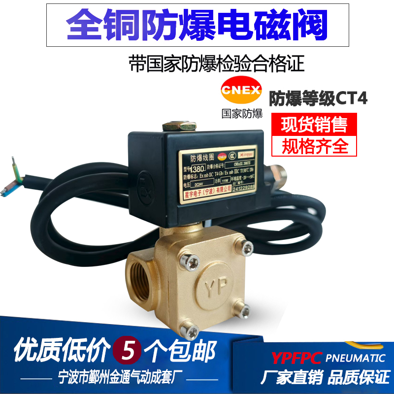 1380系列高温防爆电磁阀天然气煤矿用电磁阀1.6Mpa AC220V DC24V