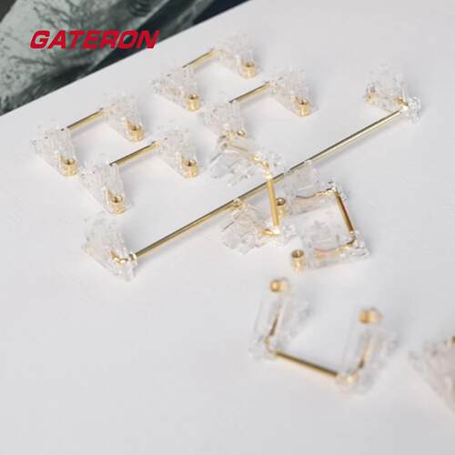 gateron佳达隆 INK V2 pro围墙款 透明版pcb卫星轴镀金钢丝客制化